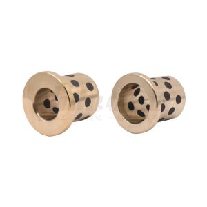 经济型无油衬套 带肩型 铜合金+石墨/铜合金 标准/薄壁