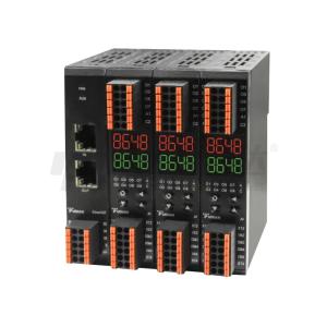 宇电 温控器 多功能型 AI-8546G系列/AI-8546系列 4通道 NPN报警输出 22.5mm导轨安装 NPN控制固态输出