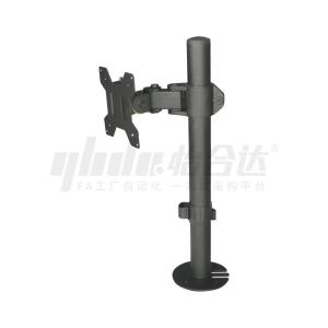 怡合达显示器支架 无臂 无键盘 单显示器 立式/吊顶安装 Q235 黑色