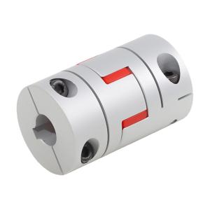 梅花式联轴器 带键槽螺钉夹紧型 铝合金 聚氨酯梅花垫