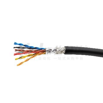 柔性拖链电缆 信号电缆 200万次 双绞带屏蔽