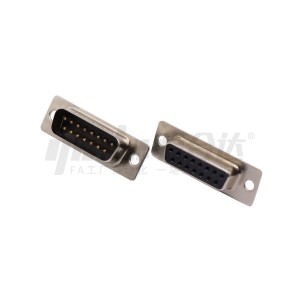 高品质D-sub连接器 插头/插座 插芯工艺：冲压